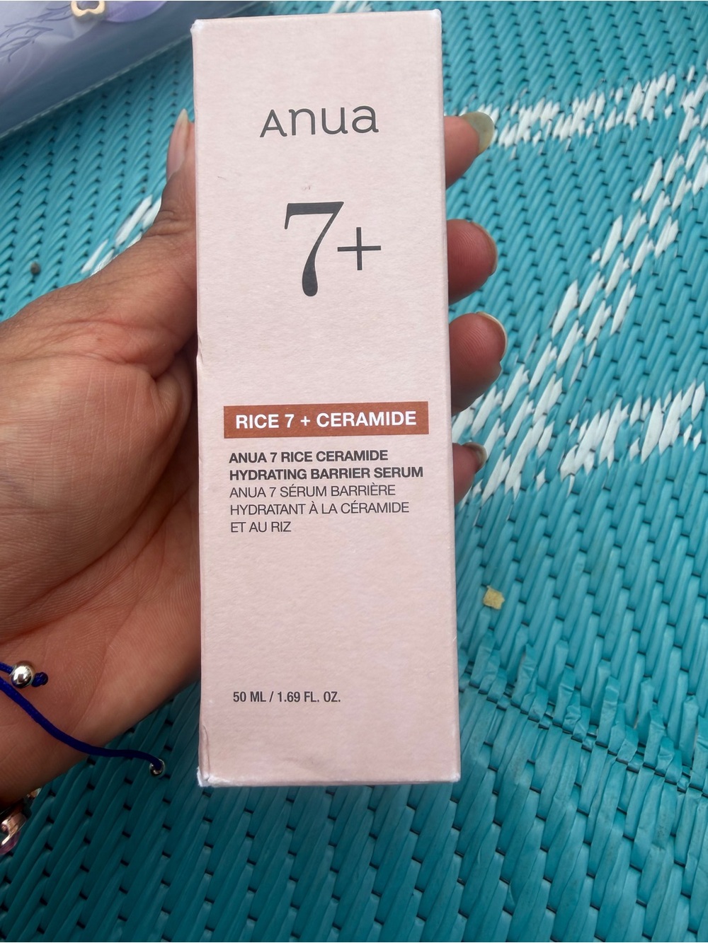 Anua 7+ Rice 7 Ceramide Hydrating Barrier Serum - Light Pink